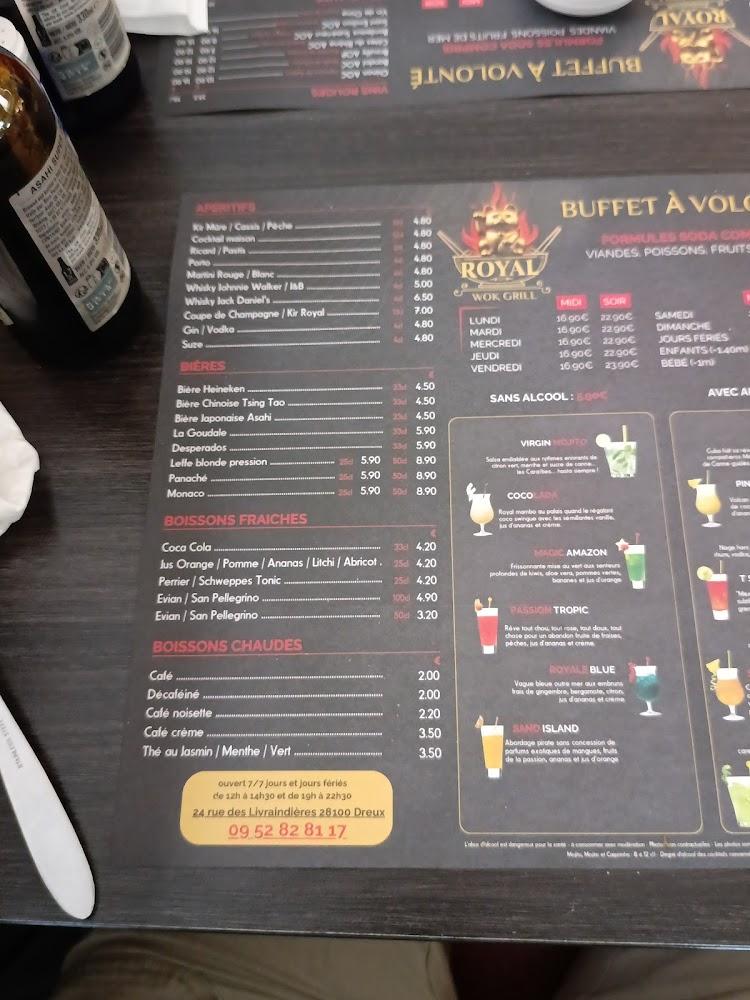 ROYAL WOK GRILL - Menu Image 1