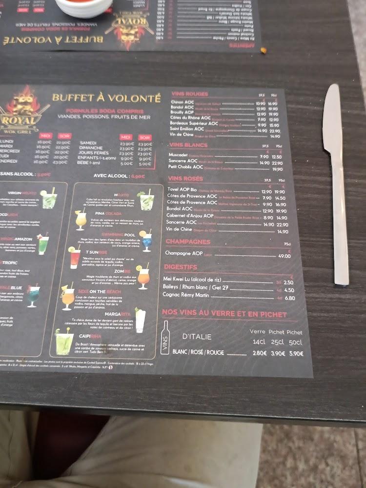 ROYAL WOK GRILL - Menu Image 3